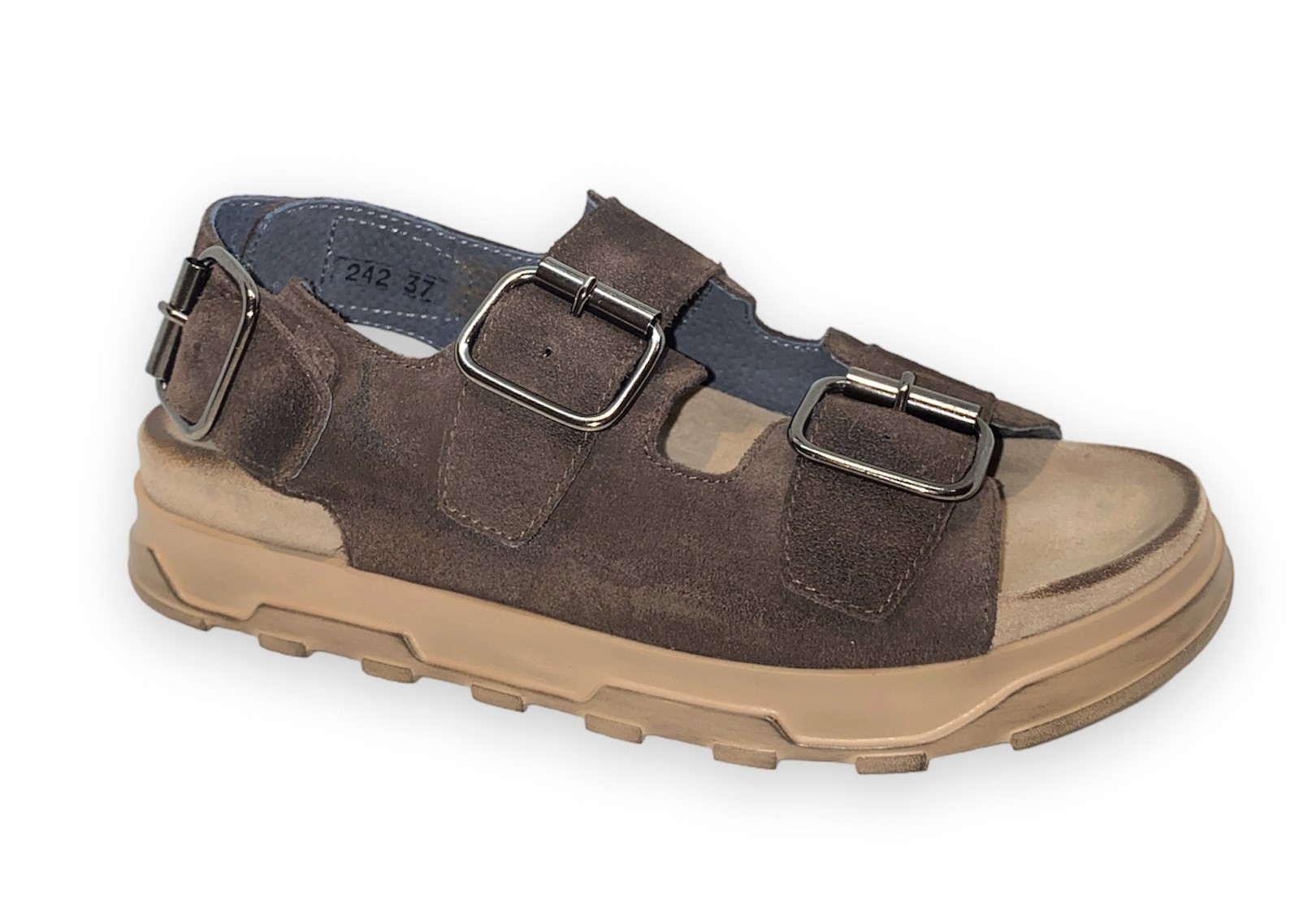 Lofina - Sandal med gråbrun LOFINA - Shoes