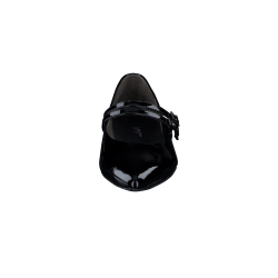 Paul Green - Flad sko i sort lak med remme -1022