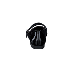 Paul Green - Flad sko i sort lak med remme -1022