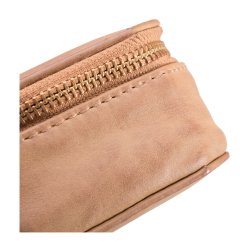 Depeche - Lille smykkeskrin i camelfarvet lder