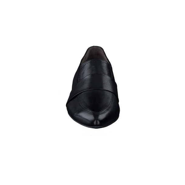 Paul Green - Loafer i sort med spids snude og lille hl - 1091
