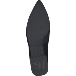 Paul Green - Loafer i sort med spids snude og lille hl - 1091