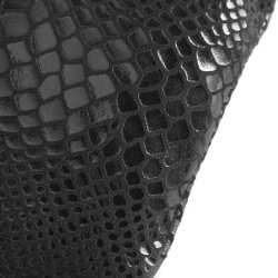 Depeche - Lille bltetaske i sort croco - 12556