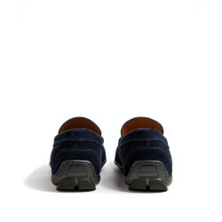 Lloyd herre - Loafer i marine med blde sler - Emilio