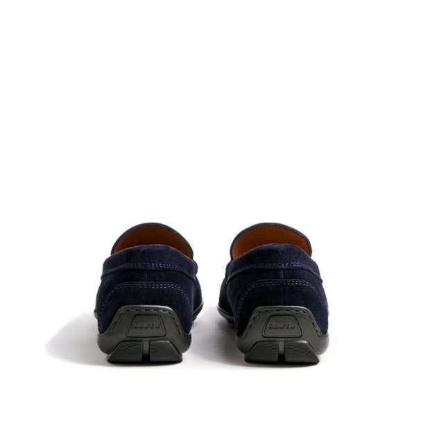 Lloyd herre - Loafer i marine med blde sler - Emilio