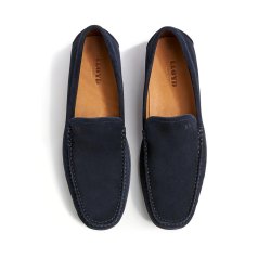 Lloyd herre - Loafer i marine med blde sler - Emilio