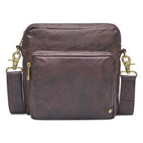 Depeche - Enkel crossover taske i mrkebrun - 13606