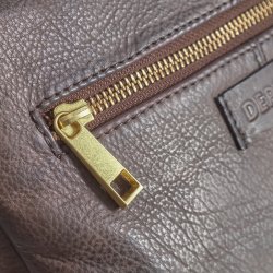 Depeche - Enkel crossover taske i mrkebrun - 13606