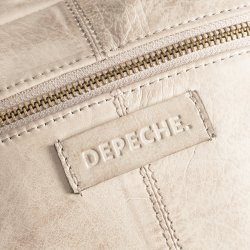 Depeche - Enkel crossover taske i sand - 13606