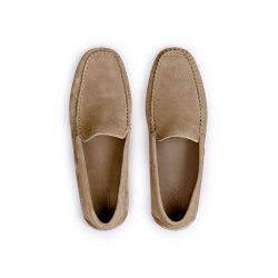 lloyd herre - Loafer i sand med blde sler - Emilio