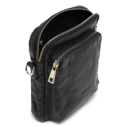Depeche - Stor mobiltaske i sort - 15818