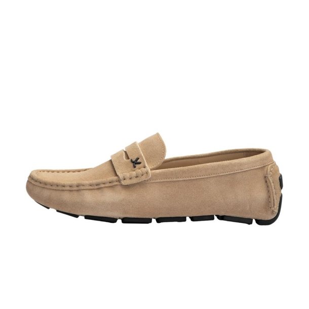 Lloyd herre - Loafer i sand med bl�de s�ler - Rover