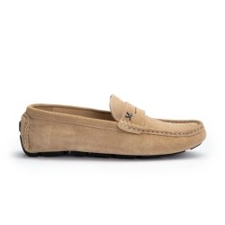 Lloyd herre - Loafer i sand med bl�de s�ler - Rover