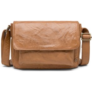 Depeche - Lille klassisk crossover taske i cognac - 16030