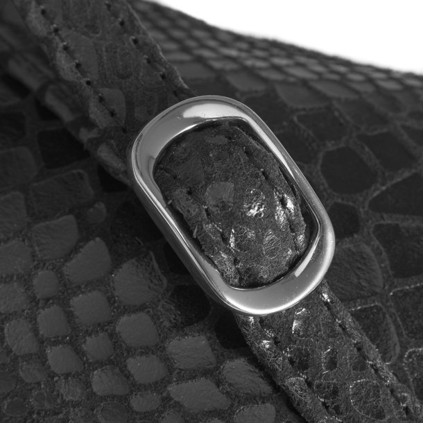 Depeche - Mobiltaske i sort croco - 16044