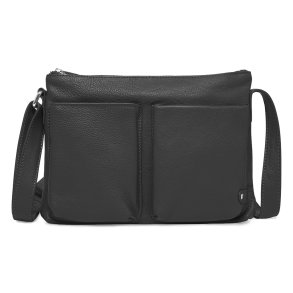 Depeche - Lille taske i sort med 2 lommer - 16200