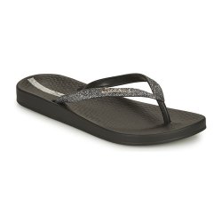 Ipanema - Flip flop med sort glimmer 