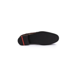 Lloyd herre - Sn�resko i brun med stikninger - Core plus 140
