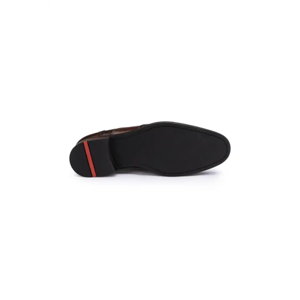 Lloyd herre - Sn�resko i brun med stikninger - Core plus 140