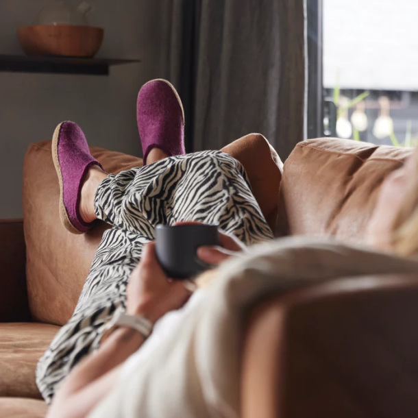 Glerups - Tffel i cranberry