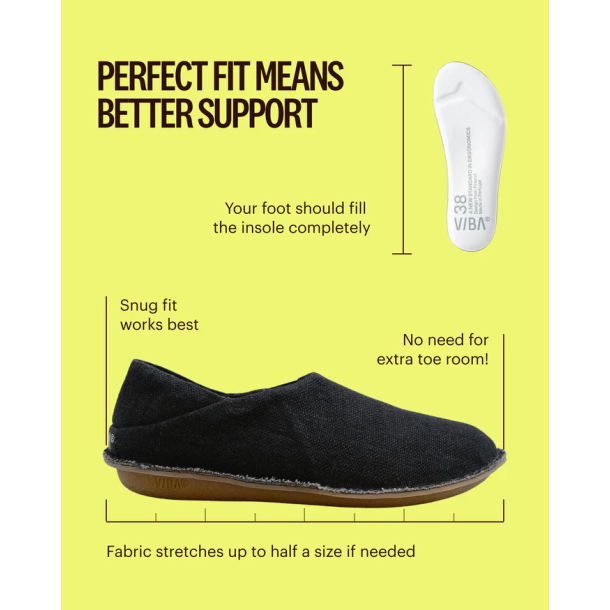 VIBAe - sko i sort h�r - Zuma