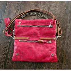 Airstep - Rd dobbelt-taske i flet