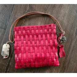 Airstep - Rd dobbelt-taske i flet