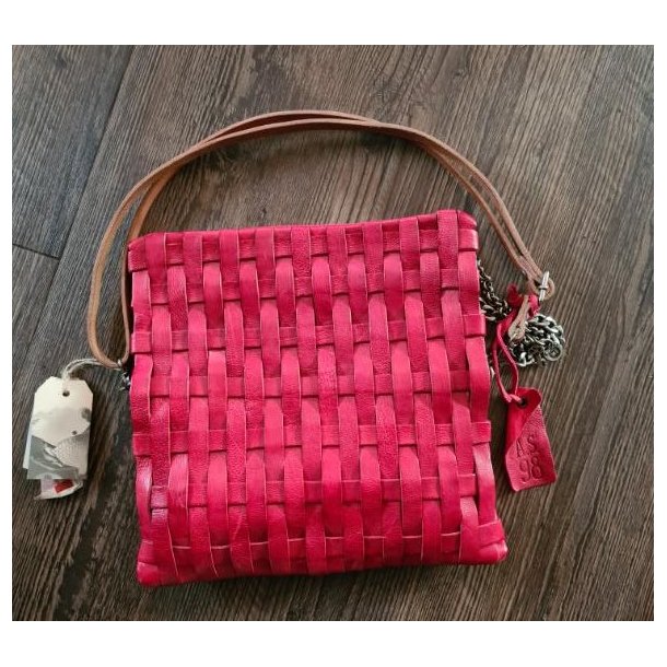 Airstep - Rd dobbelt-taske i flet