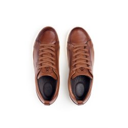 Lloyd herre - Sneakers i cognac med snre - Metro X-motion