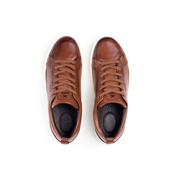 Lloyd herre - Sneakers i cognac med snre - Metro X-motion