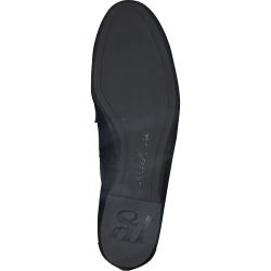 Paul Green - Loafer i sort med guld-bidsel - 2596