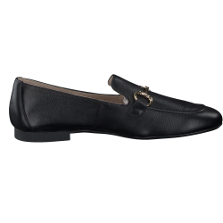 Paul Green - Loafer i sort med guld-bidsel - 2596
