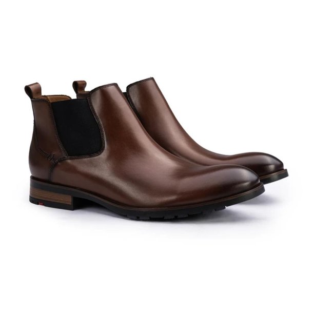 Lloyd herre - Chelsea st�vle i cognac - Dramon 315