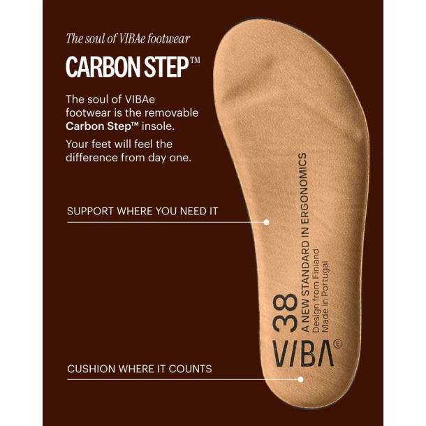 VIBAe - Slippers i cognac skind - Saint Tropez