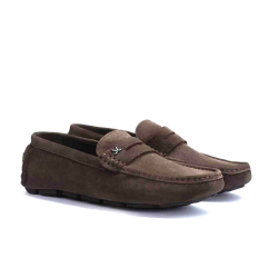 Lloyd herre - Loafer i m�rkebrun med bl�de s�ler - Rover