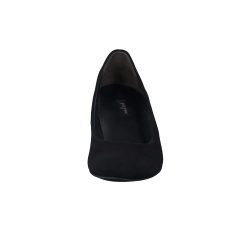 Paul Green - Pumps i sort ruskind med moderat hl - 3554