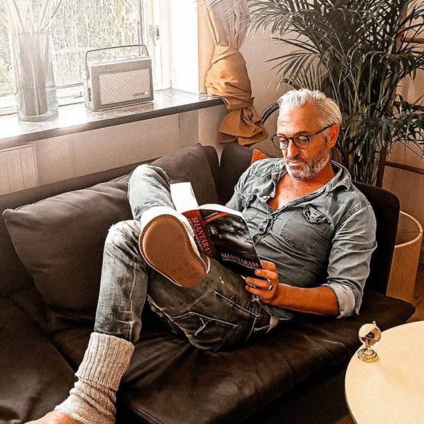 VIBAe - Slippers i cognac skind - Roma 