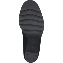 Paul Green - Loafer i sort med hl og plateau - 3784