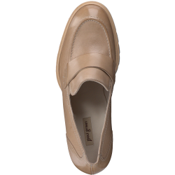 Paul Green - Loafer i varm sand med plateau og h�l - 3784