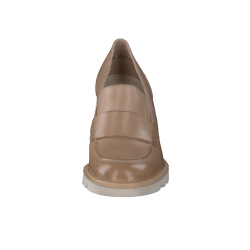 Paul Green - Loafer i varm sand med plateau og h�l - 3784