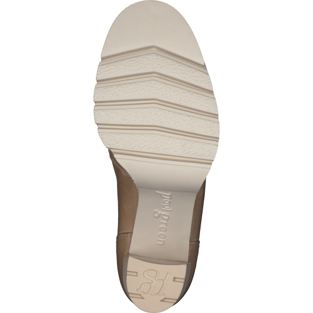 Paul Green - Loafer i varm sand med plateau og h�l - 3784