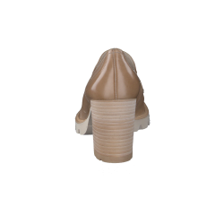 Paul Green - Loafer i varm sand med plateau og h�l - 3784