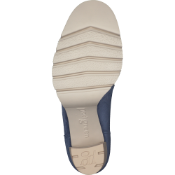 Paul Green - Loafer i bl med plateau og hl - 3784