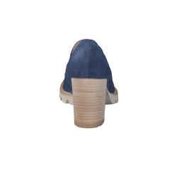 Paul Green - Loafer i bl med plateau og hl - 3784