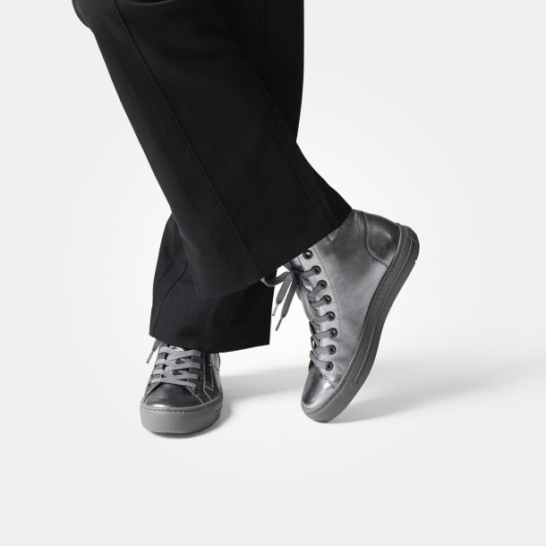 Paul Green - Ankelstvle i mrk slv med snre og lynls - 4024