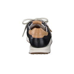 Paul Green - Sneakers i sort med snre og lynls - 4085