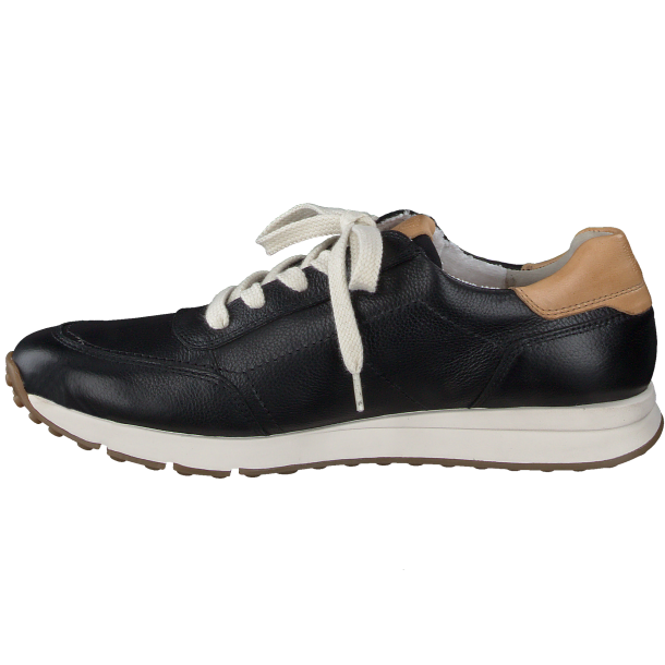 Paul Green - Sneakers i sort med snre og lynls - 4085