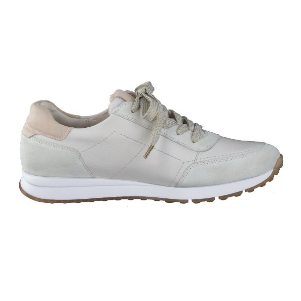 Paul Green - Sneakers i sand med sn�re og lynl�s - 4085