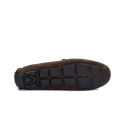 Lloyd herre - Loafer i m�rkebrun med bl�de s�ler - Rover