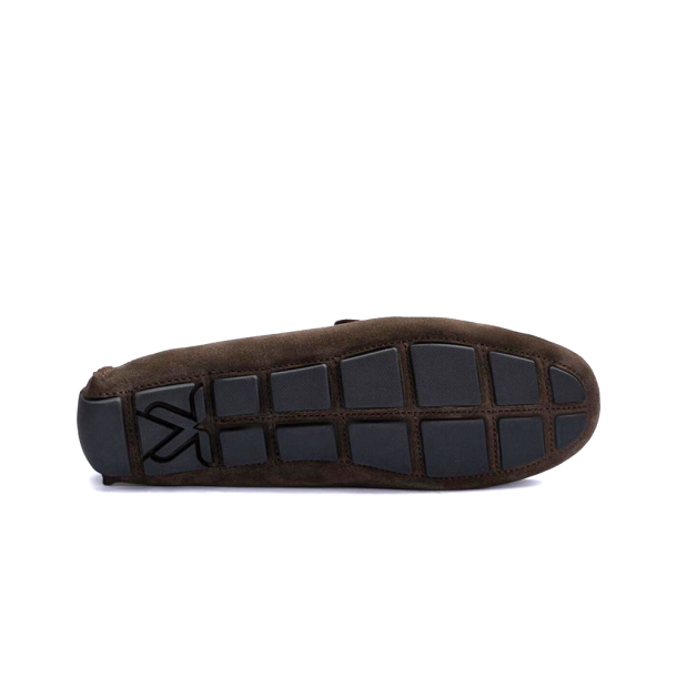 Lloyd herre - Loafer i m�rkebrun med bl�de s�ler - Rover